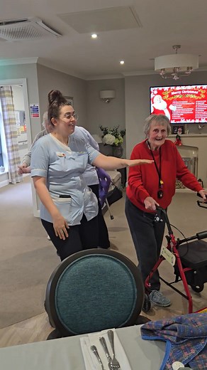 14K views · 88 reactions | What a way to start the day at Barton Manor Care Home with some armchair exercises then a little dance when the Christmas songs came #havingfuntogether #christmasvibes #festivefun | Barton Manor Care Home | Facebook