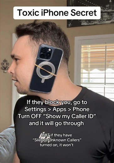 Toxic iPhone Trick: Bypass Caller ID Block