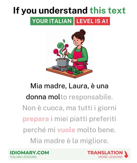 9K views · 311 reactions | Short text in Italian for beginners ‍ | Learn Italian | Facebook