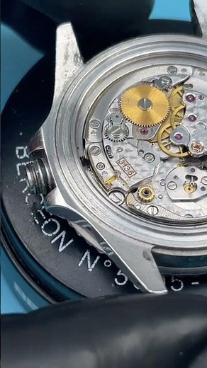 How to remove crown from the case rolex submariner #watchrestoration #restoration #seiko #asmr