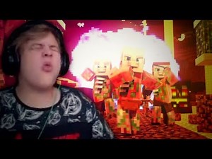 Пятёрка смотрит 'Zombie Pigman Rap - Minecraft Nether'