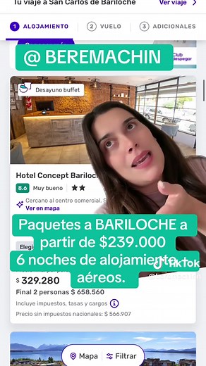 Paquetes a Bariloche desde $239,000