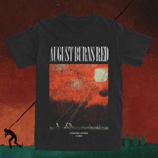 ‘Constellations’ 15 Year merch drop is available now until July 21st! augustburnsredmerch.com | August Burns Red