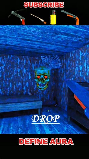 Barf SKELETON All Weapon Test 😱 | In Granny | DEFINE AURA #shorts