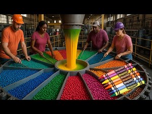 How Crayons Are Made – Step by Step Inside the Factory