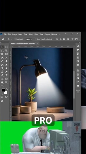 Photoshop 2026 - Dramatic light effect #Photoshop #short