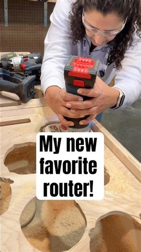 So compact and so powerful! Great router! #woodworkingtools #toolreview