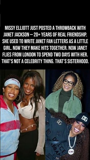 Missy Elliott Just Posted A Throwback With Janet Jackson – A Friendship Built on Pure LOVE! 👑❤️🔥