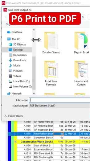 How to Export PDF from Primavera P6 | Complete Step by Step Guide #primaverap6 #projectplanning