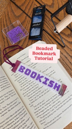 Lauren Quigley 🌈🎨 Crafts•DIY•Lifestyle on Instagram: "Comment BOOKMARK to learn how to make a beaded bookmark on a loom! Bookish friends unite! This tutorial is on the @michaelsstores website using all @johnbeadcorp products! I also have a tutorial for the blinged book on @michaelsstores YouTube channel if you'd like that😀 Share this project with your book loving friends! Stay Creative ✌️ #bookmark #makersgonnamake #bookish #bookishlove #bookishlife"