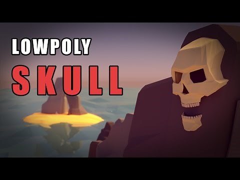 Blender Tutorial - The Low Poly Skull
