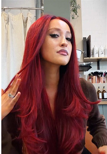 Layered Hair Transition: Red Hair Layers & Styling Tips