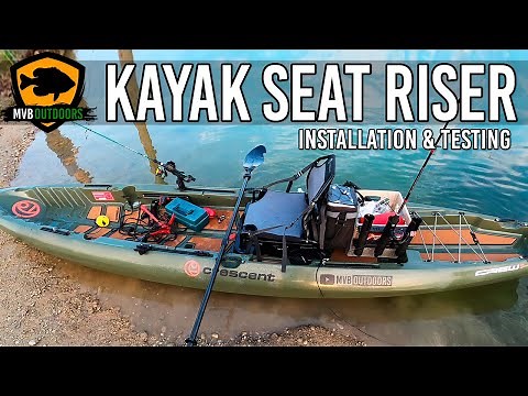 Kayak Seat Riser Installation & Testing | On The Water Review | Crescent Crew Kayak