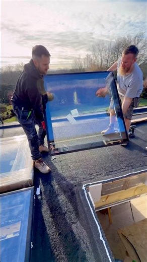 How To Install A Flat Roof Window Like A Pro #howto #diy #windows #shorts #diy #home #sky #home