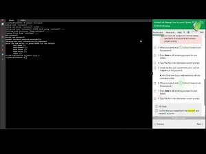 Manage User Accounts 02 Testout Assisted Lab