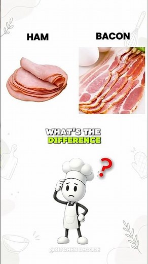 What's the Difference Between Ham and Bacon?