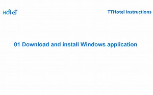 01 Download and install Windows application