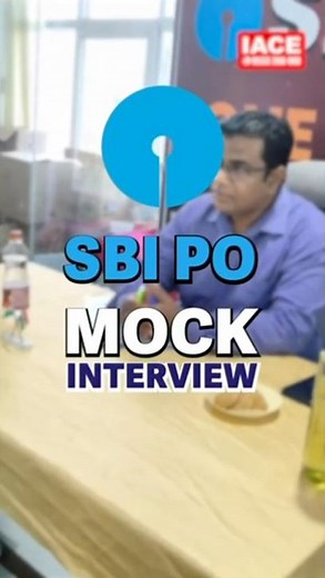 SBI PO Mock Interview at IACE!