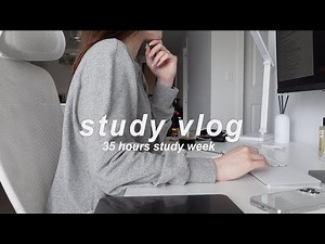 STUDY VLOG | a productive first week of class | studying 35 hours, snowboarding, falling behind.. !?
