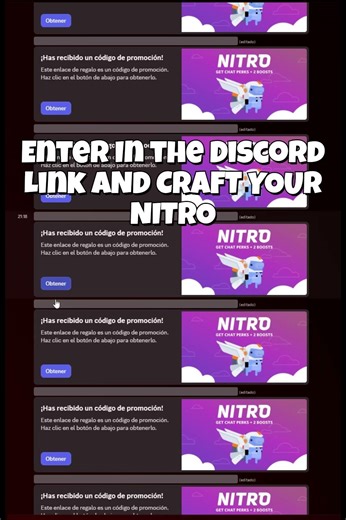 🟪GENERATOR NITRO FOR FREE! ENTER THE SERVER FOR CRAFT NITRO! 🟪 #shorts #nitro #discord