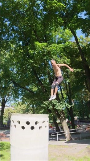 Side flip fron knees