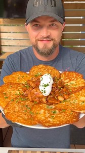 Easy potato pancakes #grillinwithdad #recipe #pancakes #grill | Grilling with dad