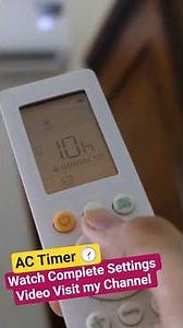 Midea inverter AC start and stop Timer with remote #mideaac #acremote #foryou #shortsvideo