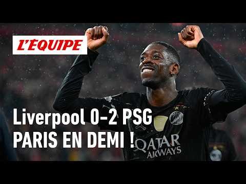 Liverpool 0-2 PSG: Paris dominates Liverpool and reaches the semi-finals, match recap