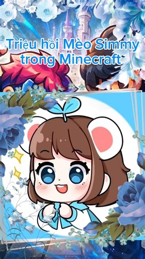 Triệu hồi Mèo Simmy trong Minecraft #minecraft
