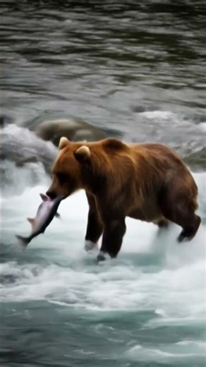 Bear Attacks Salmon part 4