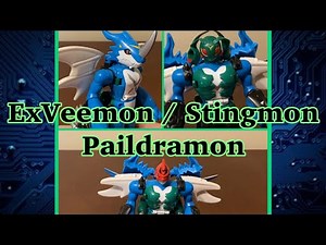 Digivolving ExVeemon / Stingmon / Paildramon “Review”