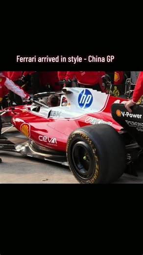 #Ferrari #F1 has arrived #China #formula1 #formel1