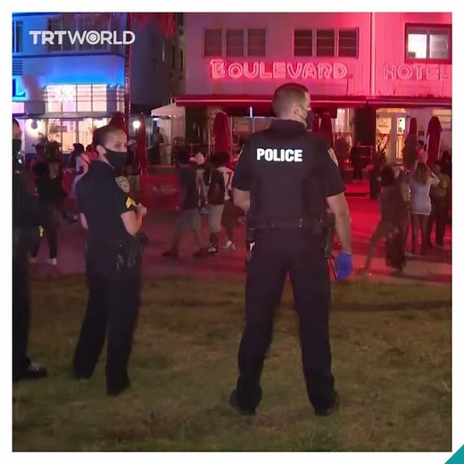 Miami declares curfew amid huge crowds, fights and chaos