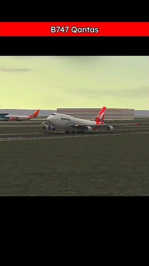 Boeing 747 Qantas taking off #aviation #qantas