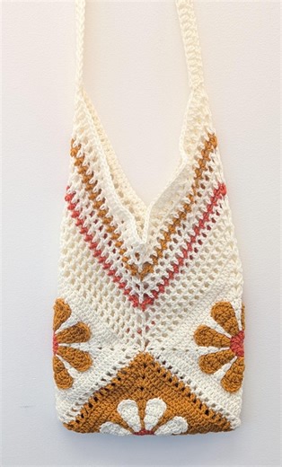 Pattern Only* Retro Flower Bag, Photo Rich Pattern. - Etsy