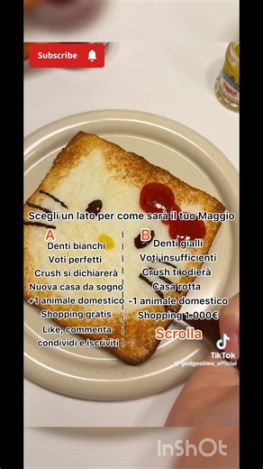 Scegli il lato per come sarà il tuo maggio 2026