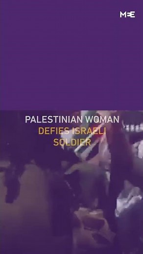WATCH: A Palestinian woman defies a female Israeli solider