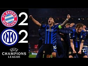 Inter Milan vs FC Bayern Munich 2-2 All Goals & Highlights | UEFA Champions League 24/25