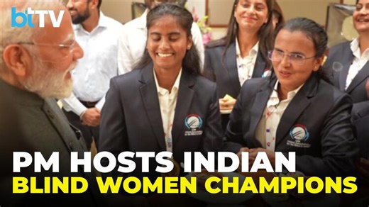 PM Modi Meets Indian Women’s Blind Cricket Team After Historic T20 World Cup Triumph In Colombo