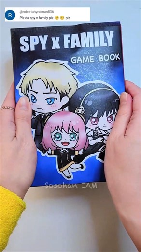 SPY Family Blindbag Game book 스파이패밀리 블라인드백 게임북 Anya Netflix #papercraft #gamebook #asmr #spyxfamily
