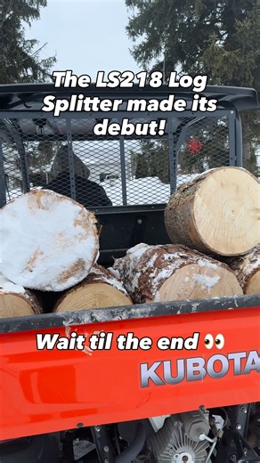The new Woodland Mills LS218 Log Splitter made its debut at today’s milling day! 🎉🥳 What a great turnout today, thanks to everyone who stopped by! 🙌🏼 Our next milling day will be held on March 27th, make sure you come check it out! 🪵 | Woodland Mills