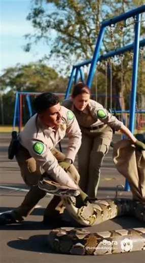 Massive Python Found in School Playground | Rescue & Release