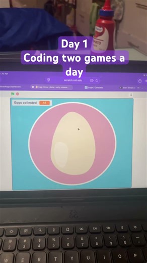 Coding 2 games a day on scratch