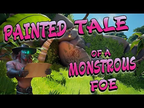 Painted tale of a monstrous foe, Cannon Cove