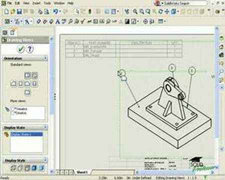Adding Balloons to Items in a Drawing - SOLIDWORKS Tutorial
