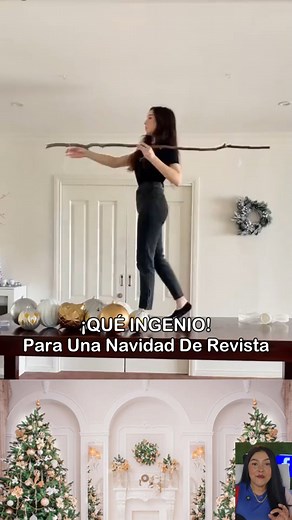5.7M views · 68K reactions | ¡Con Un Simple Palo Puedes Crear Una Navidad De Revista! #fblifestyle #Christmas #manualidades | annyrodriguez1128 | Facebook