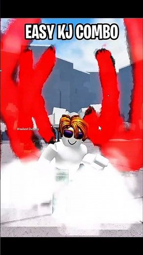 Easiest KJ Combo Guide 🗿🔥 The Strongest Battleground #shorts #roblox #tsb