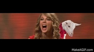 Taylor Swift Goat Laugh on Make a GIF