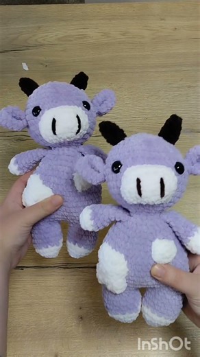 Amigurumi cows are complicated ...🥴 #shorts #crochet #viral