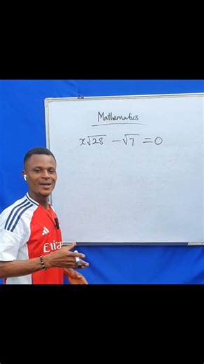 Simple way to solve this kind of surdic equation #mathematics #surds #science #education #AcademicExcellence | Tutor Abraham